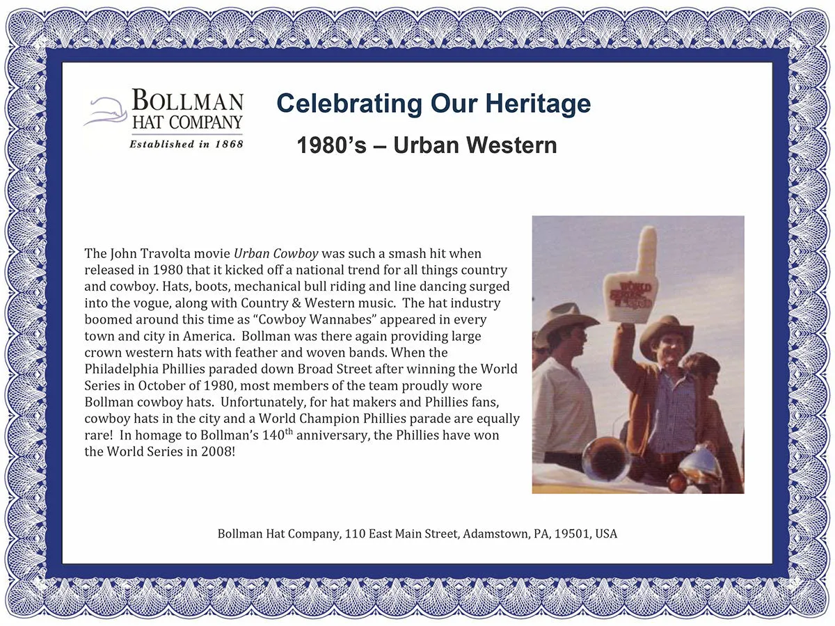 1980s Bollman Heritage Collection Urban Western
