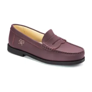 2525 - Bordo Sahara Girls School Loafer
