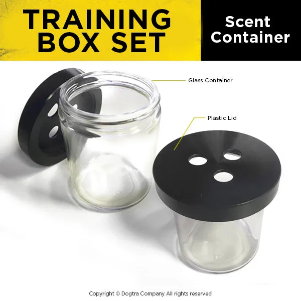 3 TRAINING BOXES   3 SCENT CANS