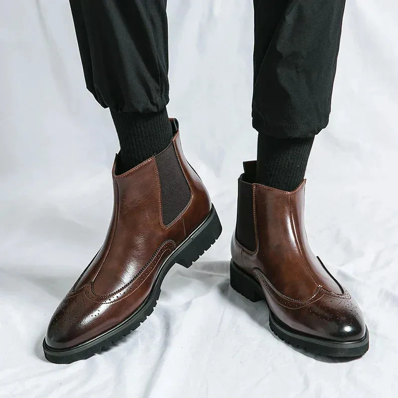 Adriel | Authentic Leather Chelsea Boots