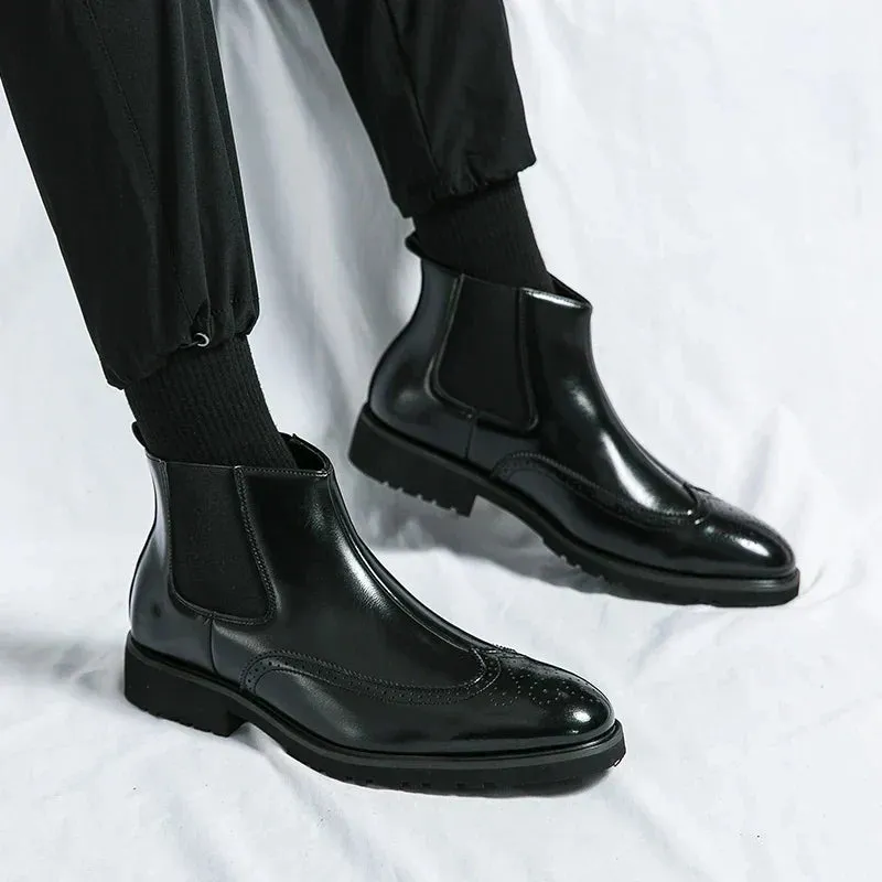 Adriel | Authentic Leather Chelsea Boots
