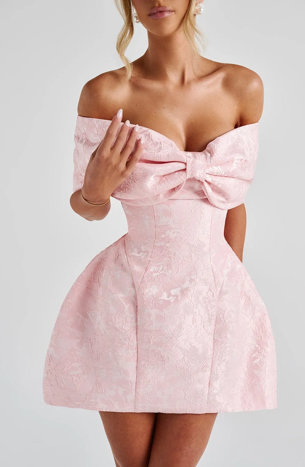 Alba Mini Dress - Blush