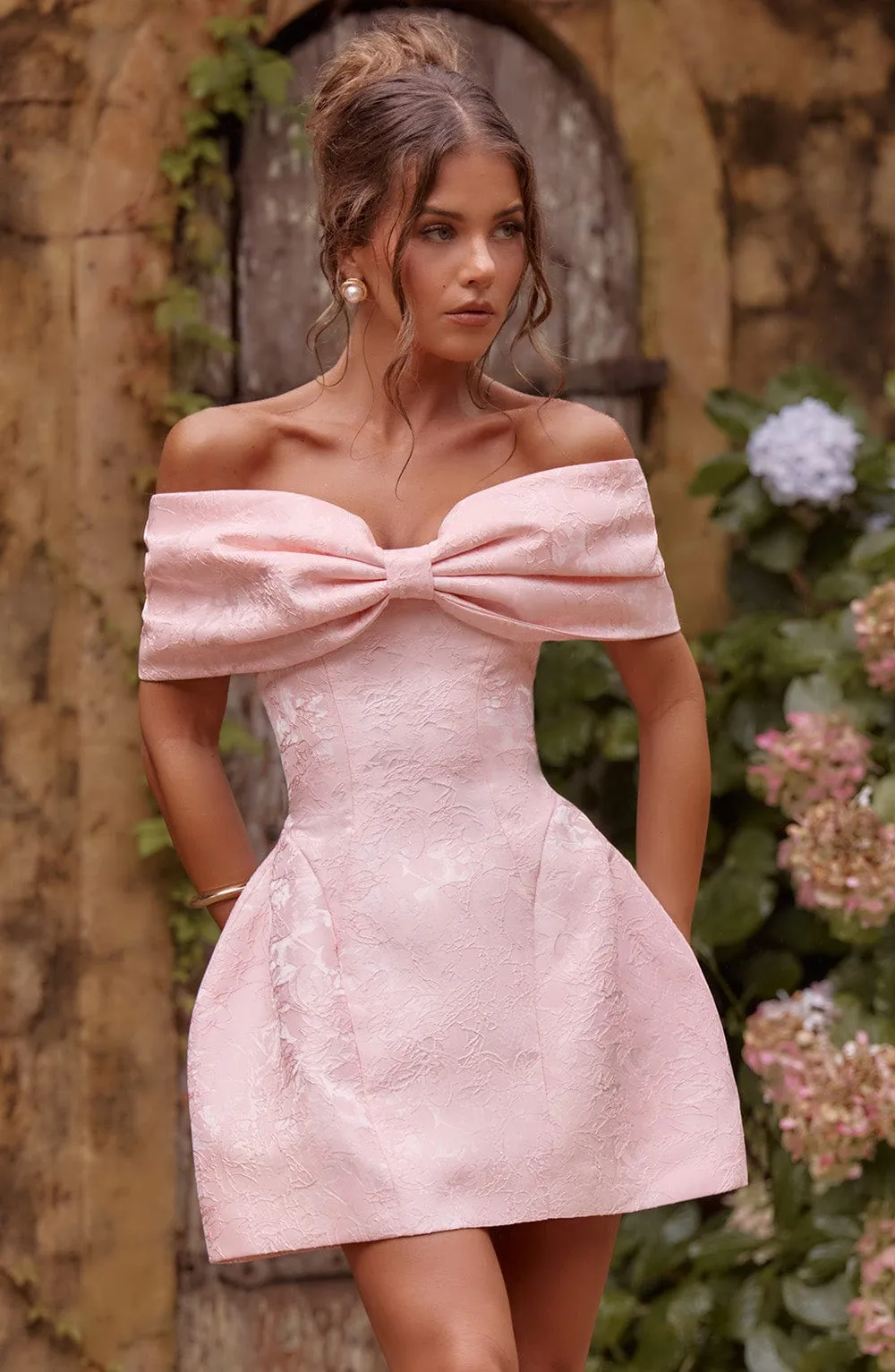Alba Mini Dress - Blush