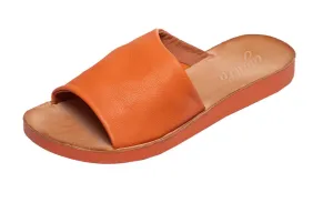 Ami Flat Mule Leather Sandals