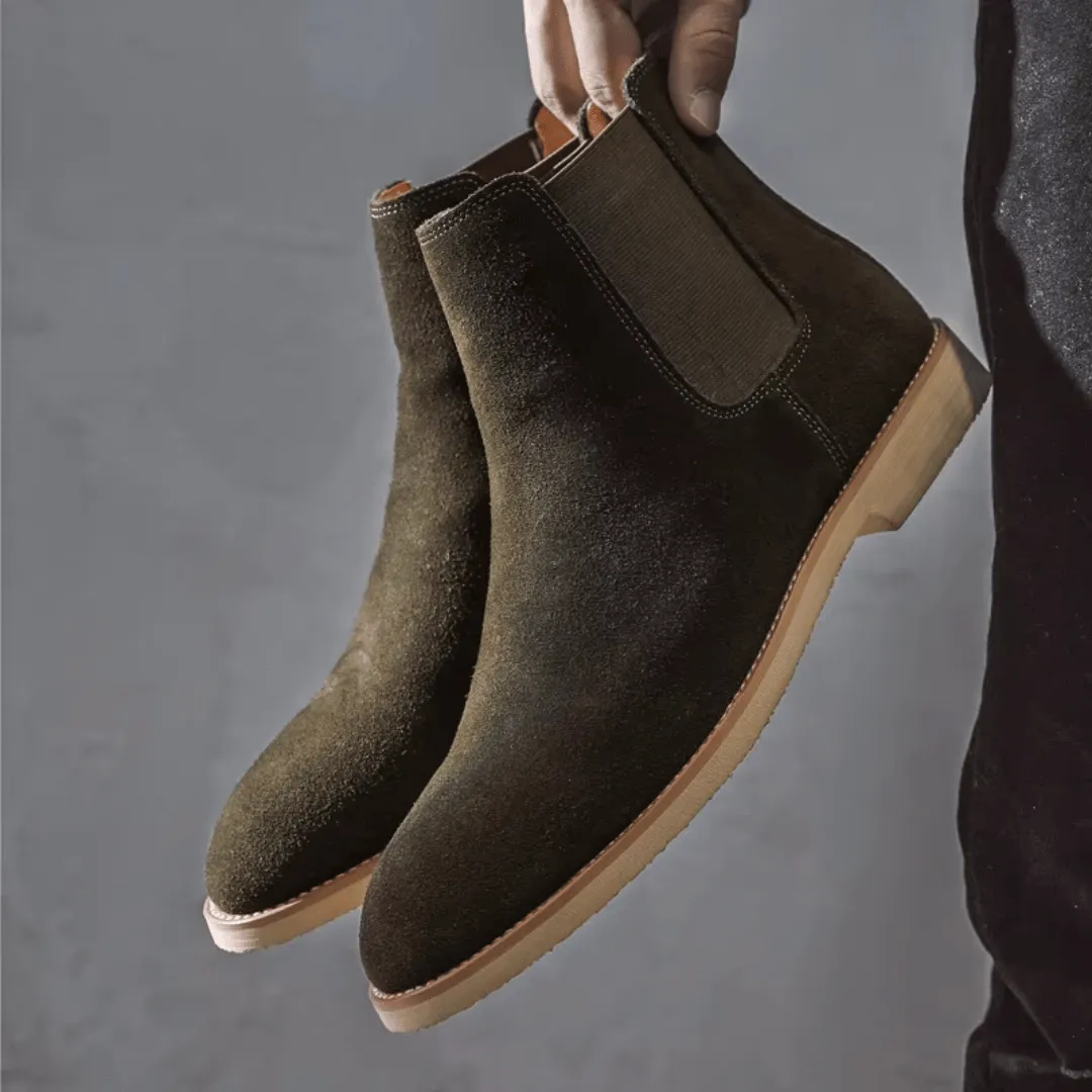 Armendo | Suede Chelsea Ankle Boots