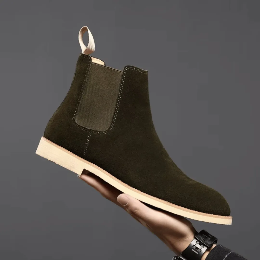 Armendo | Suede Chelsea Ankle Boots