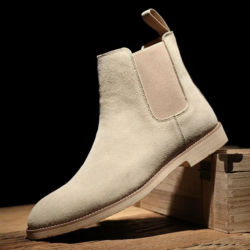 Armendo | Suede Chelsea Ankle Boots