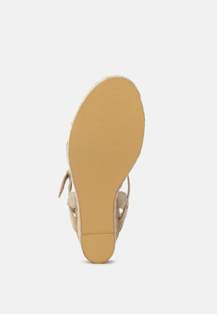 baez ankle strap wedge sandals