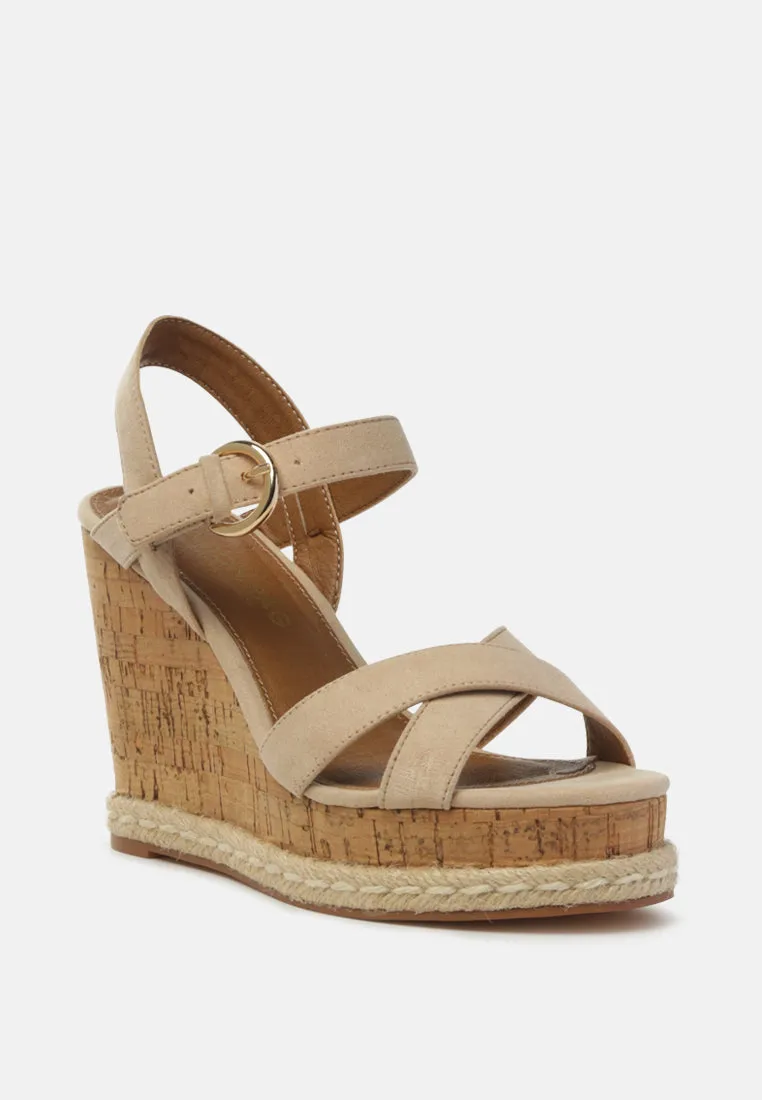 baez ankle strap wedge sandals