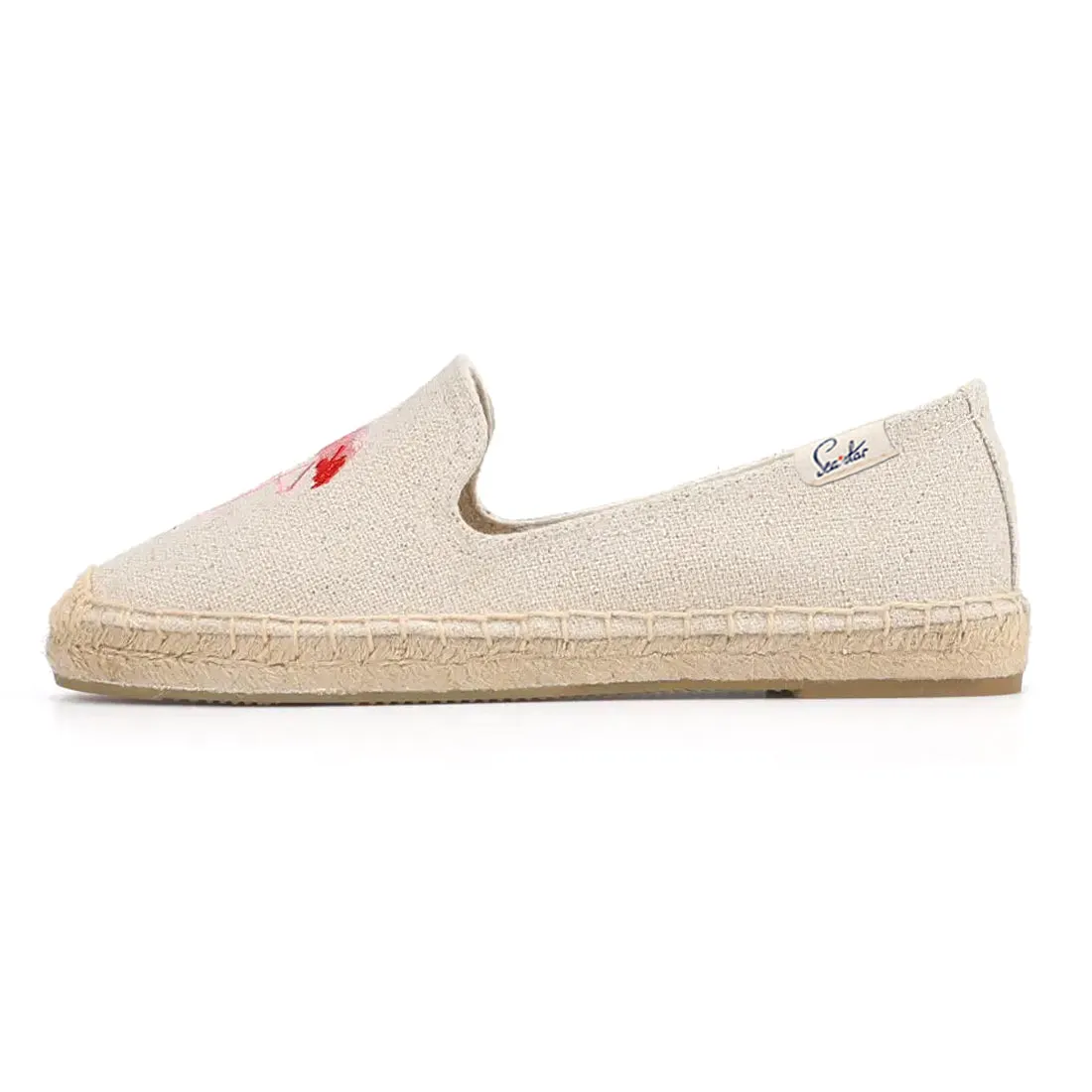 Bayside Beach Club Espadrille Flamingo Creme