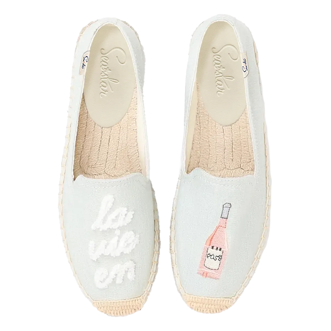 Bayside Beach Club Espadrille La Vie En Rose Sky