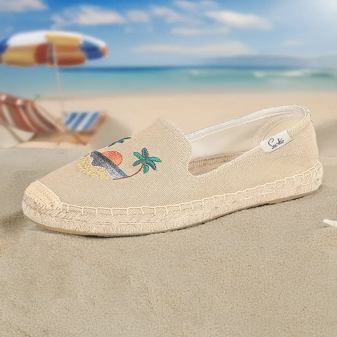 Bayside Beach Club Espadrille Sunset Ivory