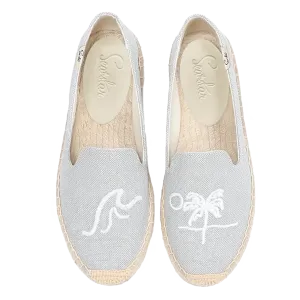Bayside Beach Club Espadrille Wavey Grey