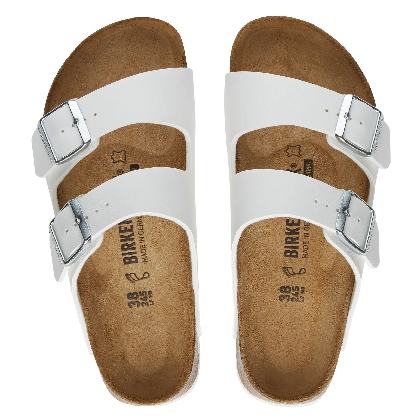 Birkenstock Arizona 0 Women's White Sandals