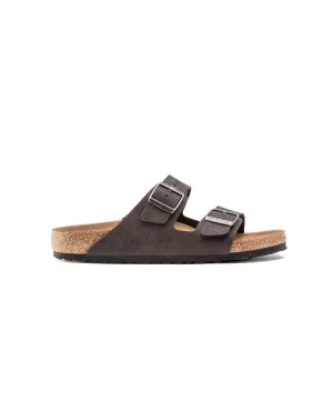 Birkenstock Arizona Synthetic Soft Desert Dust Black Vegan Sandals