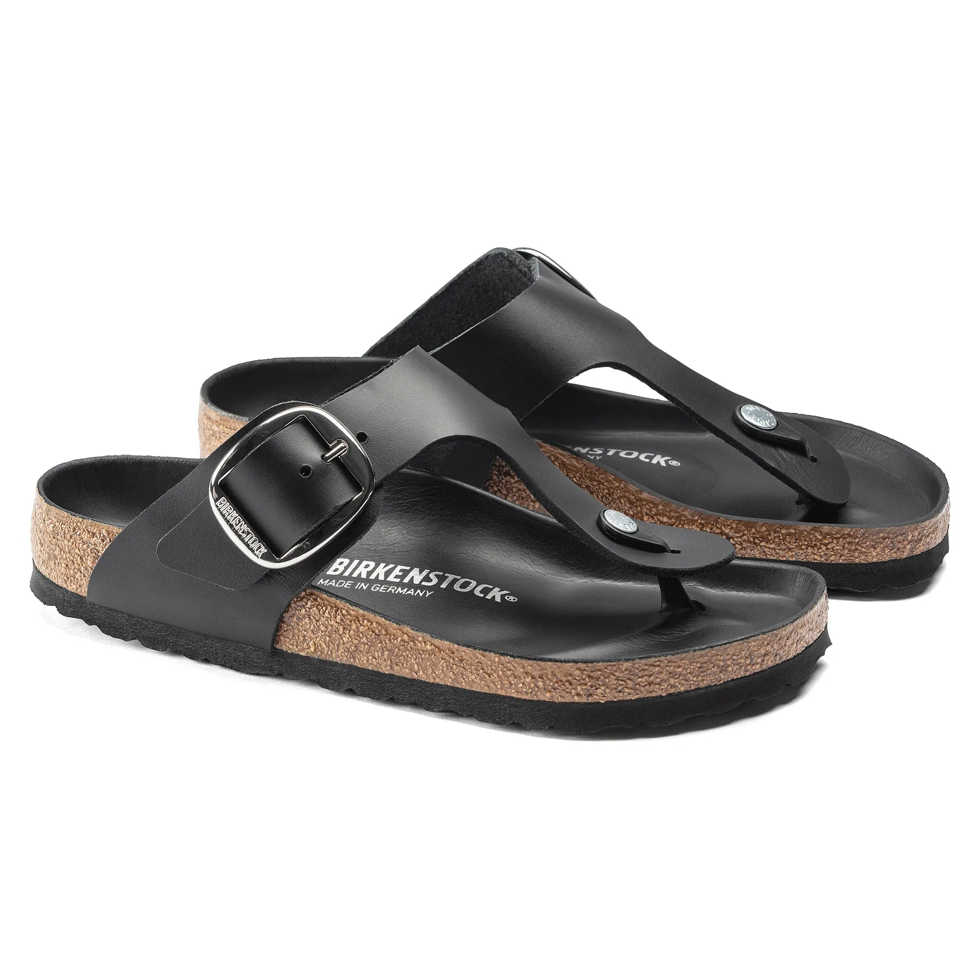 BIRKENSTOCK GIZEH BIG BUCKLE OILED LEATHER