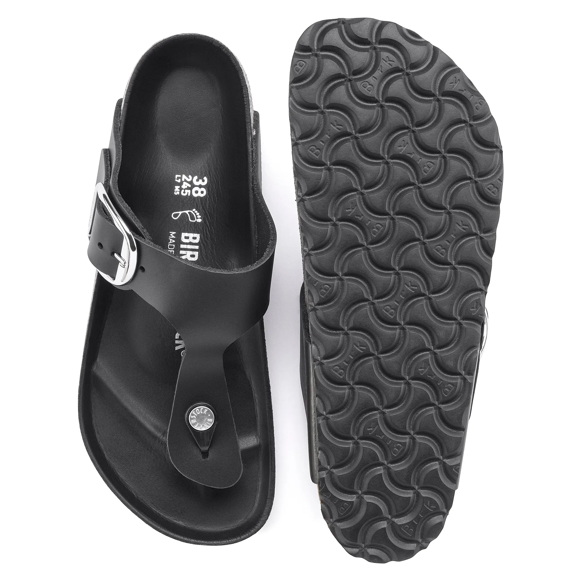 BIRKENSTOCK GIZEH BIG BUCKLE OILED LEATHER