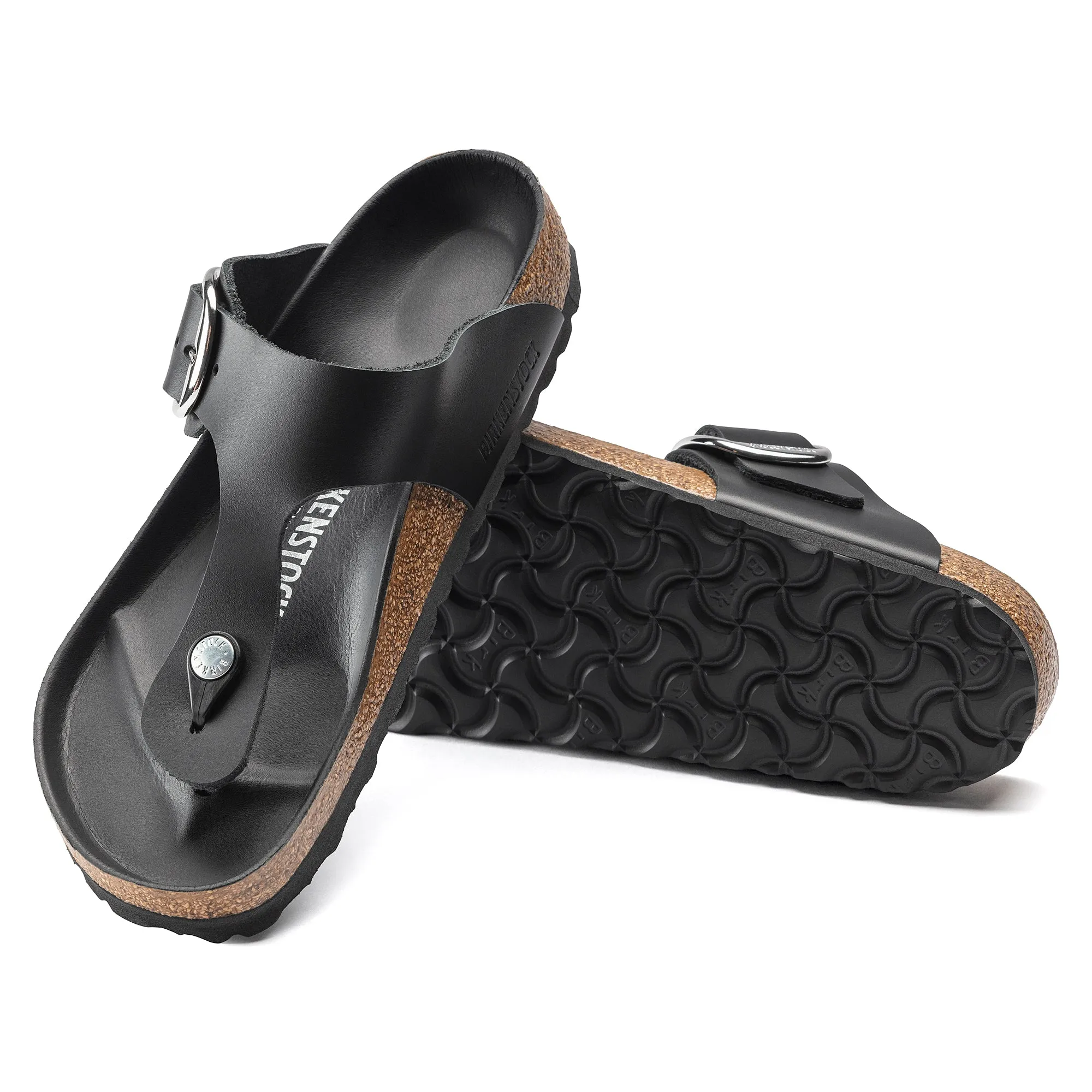 BIRKENSTOCK GIZEH BIG BUCKLE OILED LEATHER