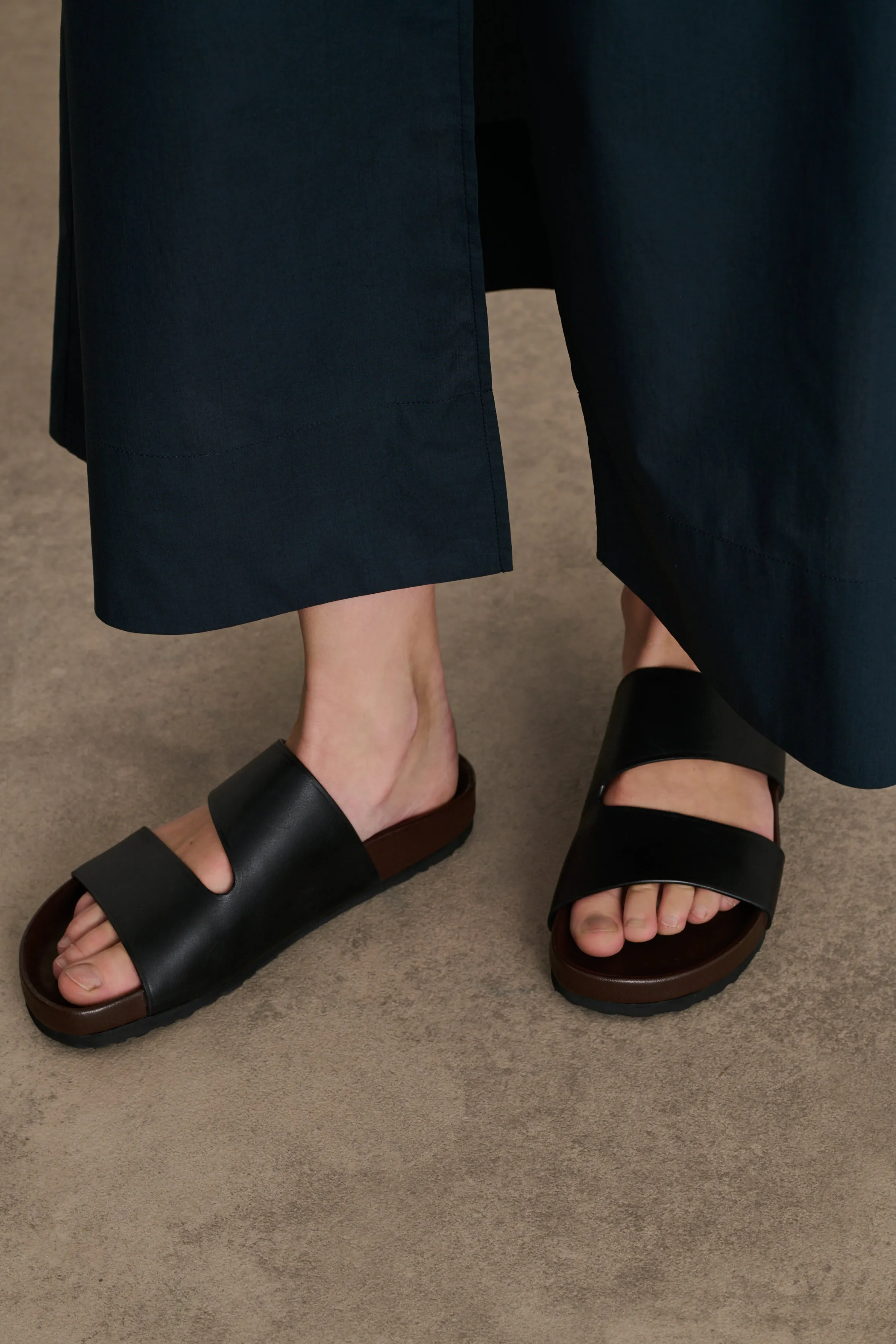BLACK EROS SANDALS