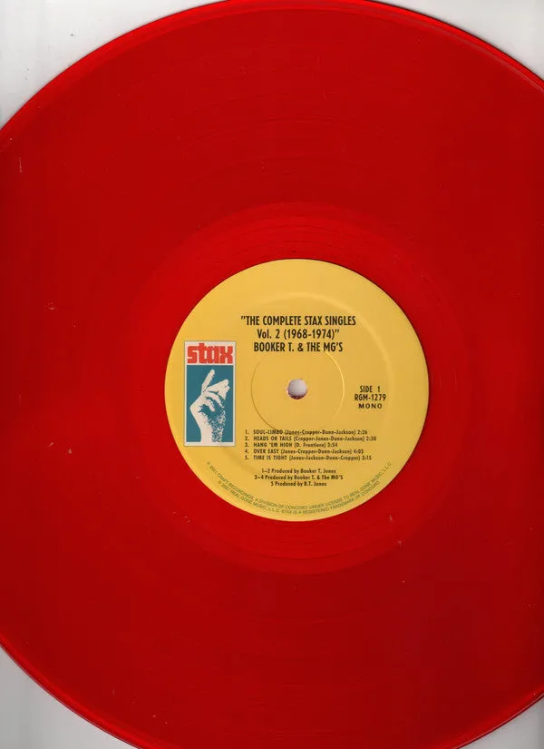 Booker T. & the M.G.s – The Complete Stax Singles Vol. 2 (1968 - 1974) [2xLP RED VINYL] – New LP