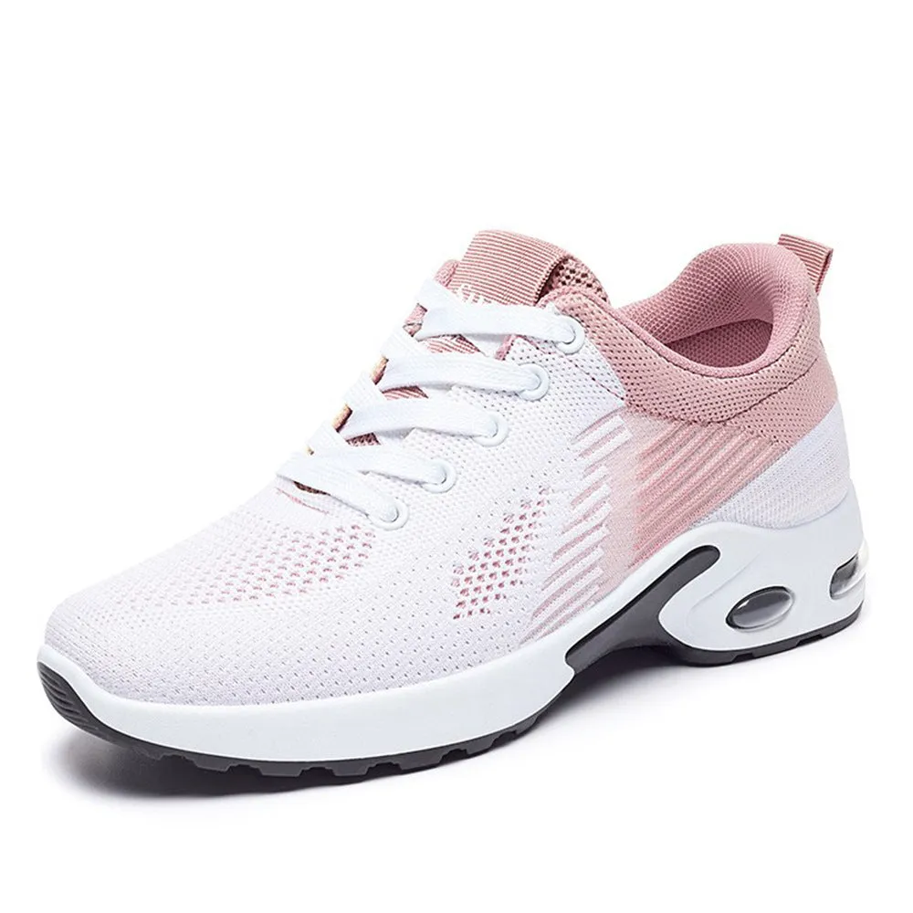 Breathable Gradient Two-Tone Sneakers Perfect for Casual Running