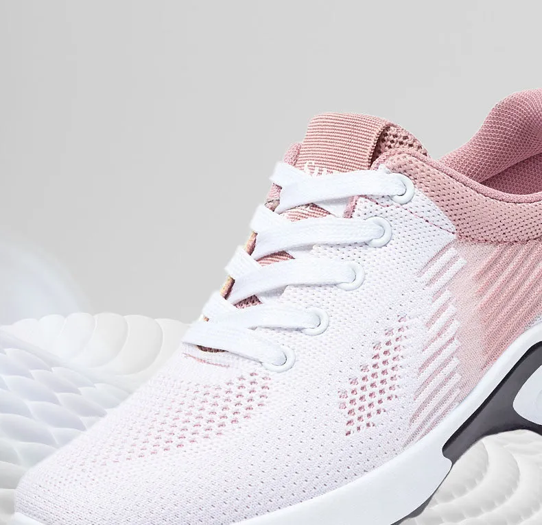 Breathable Gradient Two-Tone Sneakers Perfect for Casual Running