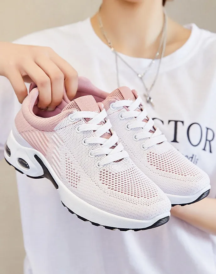 Breathable Gradient Two-Tone Sneakers Perfect for Casual Running
