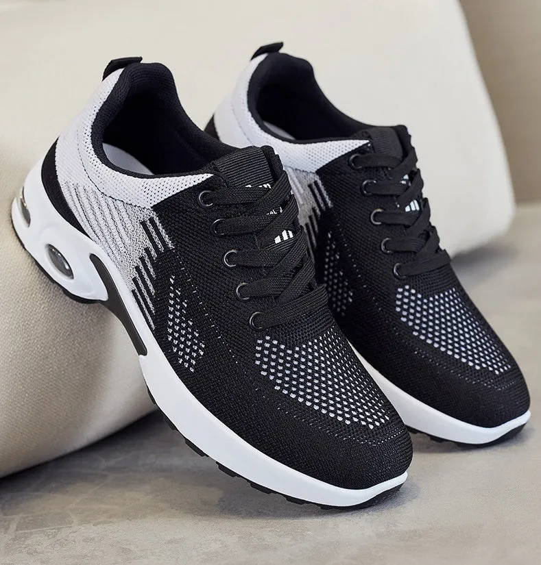 Breathable Gradient Two-Tone Sneakers Perfect for Casual Running