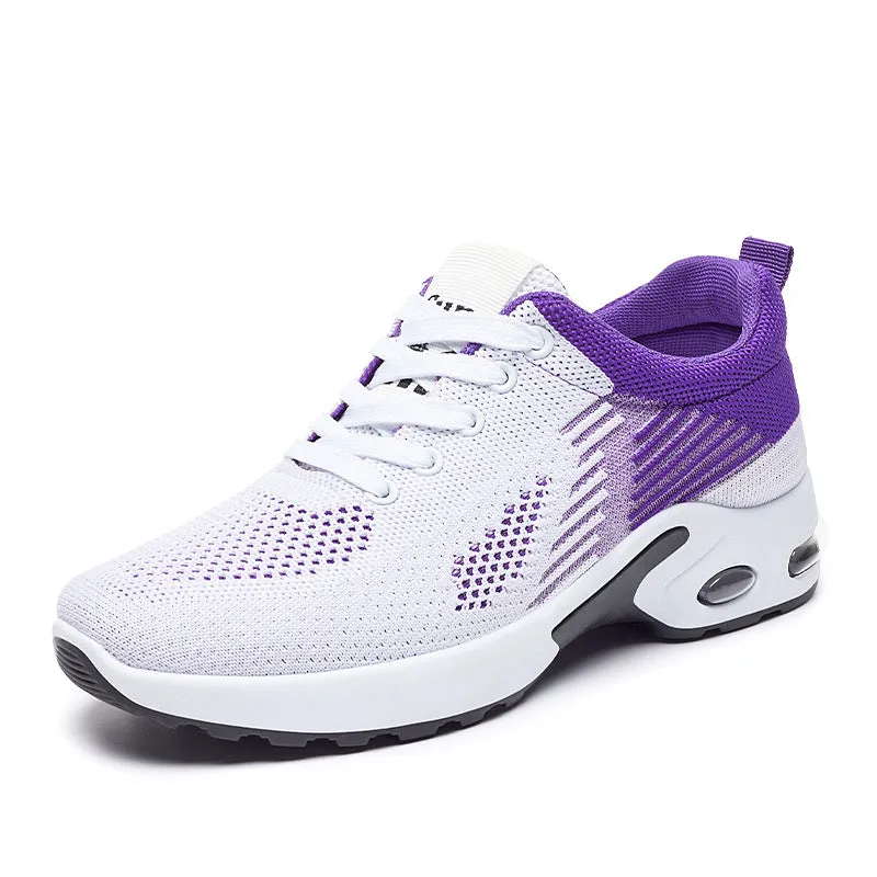 Breathable Gradient Two-Tone Sneakers Perfect for Casual Running