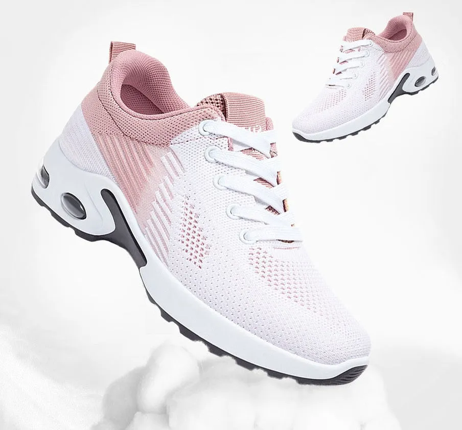 Breathable Gradient Two-Tone Sneakers Perfect for Casual Running