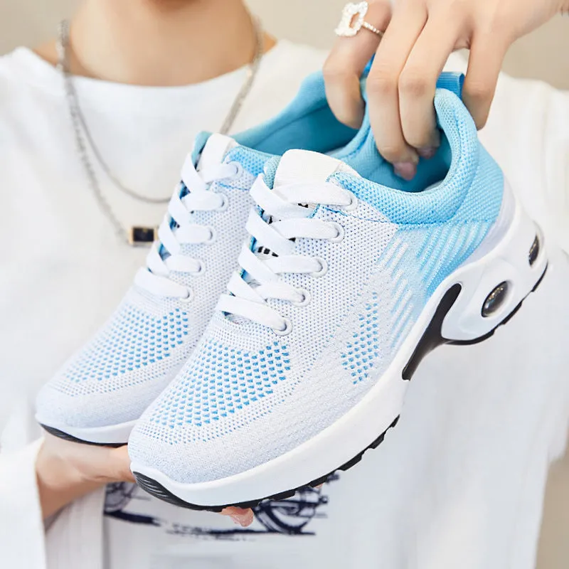 Breathable Gradient Two-Tone Sneakers Perfect for Casual Running