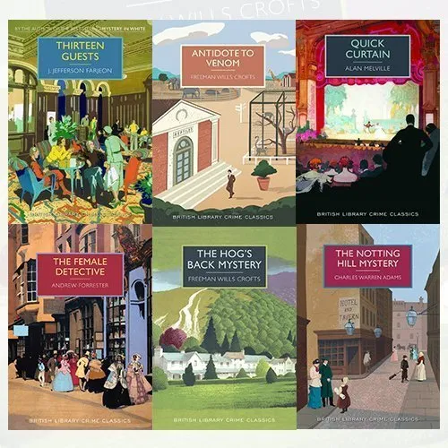 British Library Crime Classics Series 3 : 6 Books Collection Set