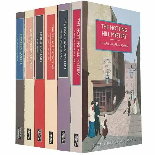 British Library Crime Classics Series 3 : 6 Books Collection Set