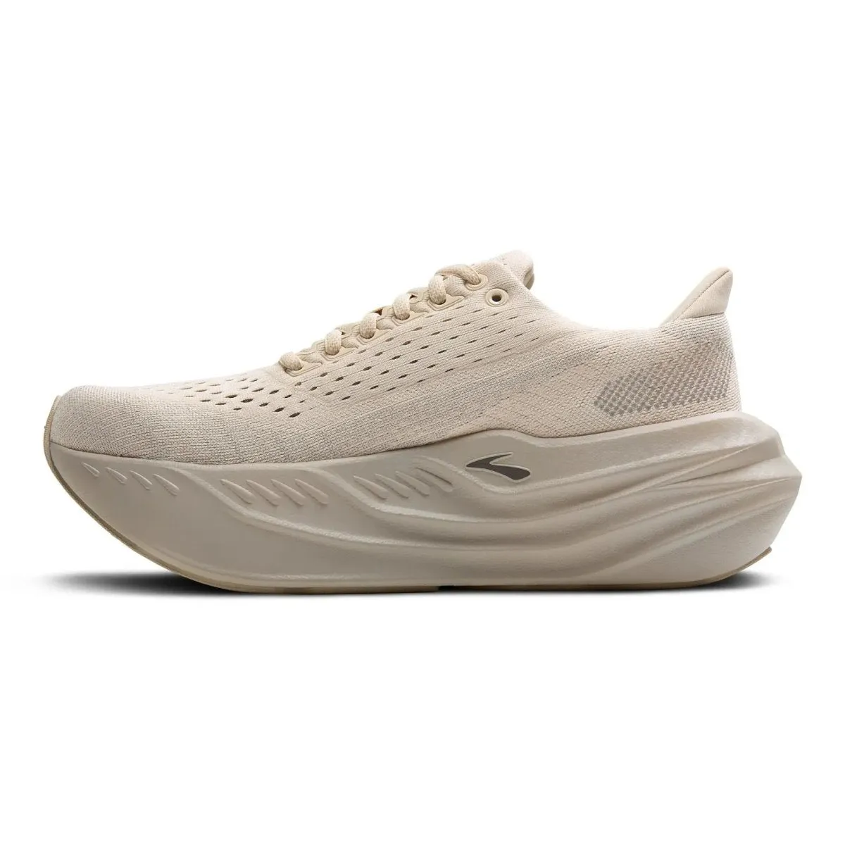 Brooks Women's Glycerin Max Almond Peach/London Fog/White