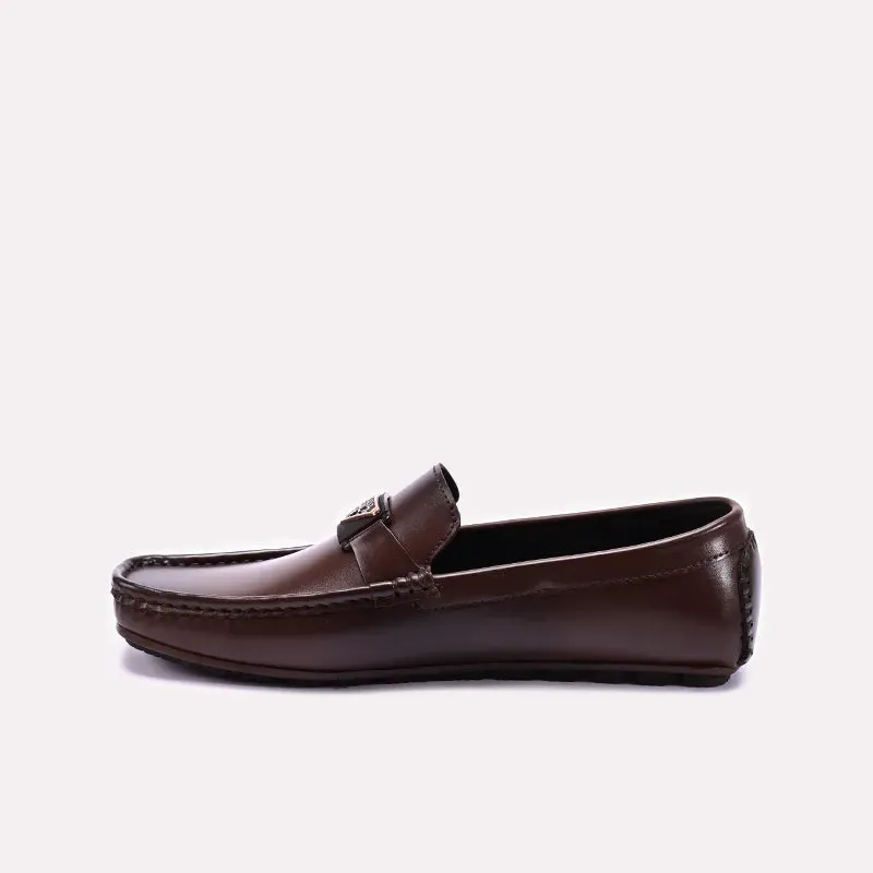 Brown Sleek Loafers 0130887