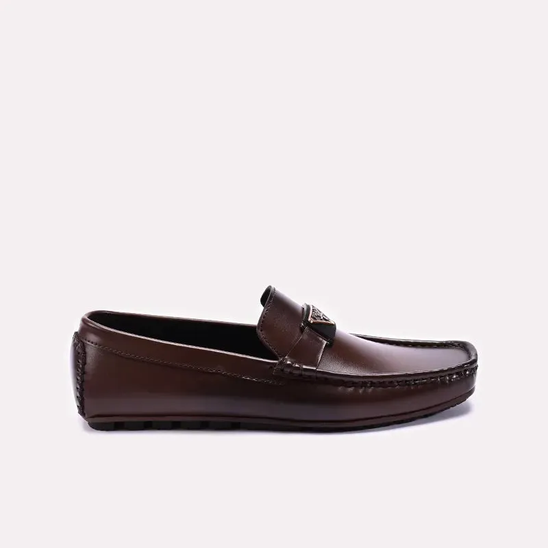 Brown Sleek Loafers 0130887