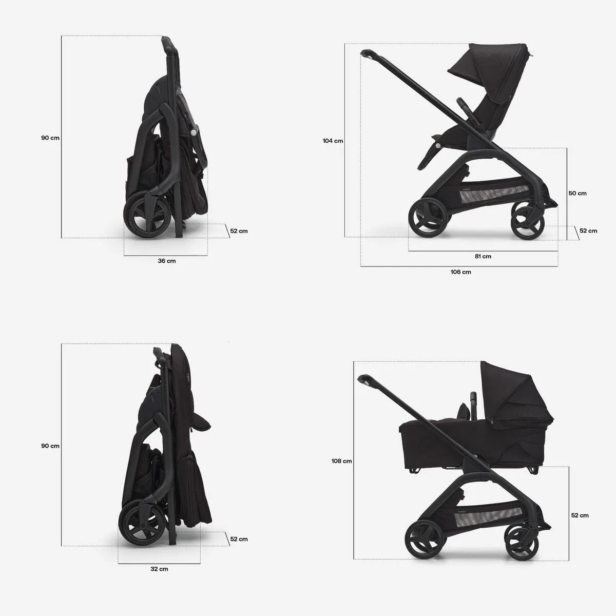 Bugaboo Dragonfly - Forest Green