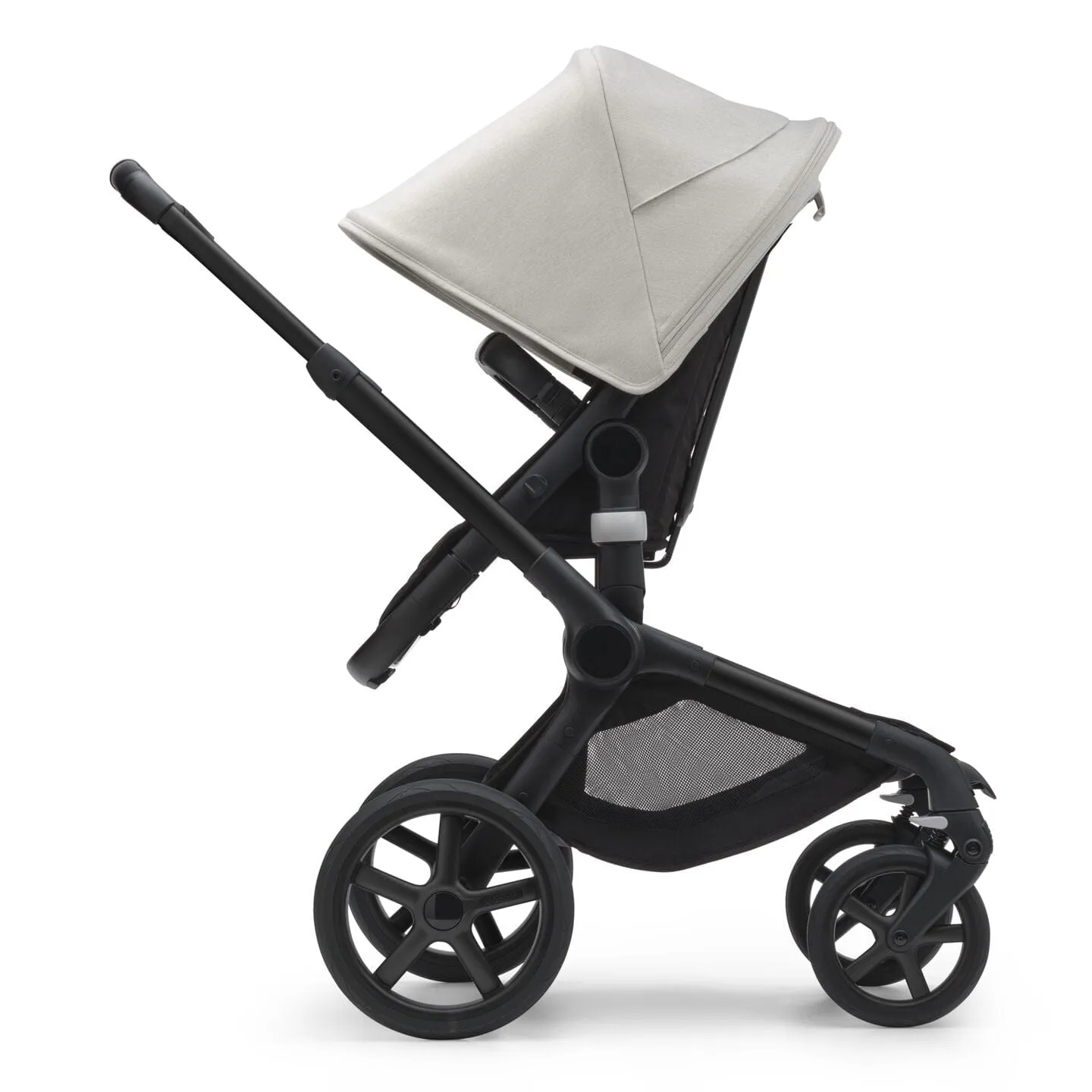 Bugaboo Fox 5, Pebble 360 and Base Travel System - Black/Misty White