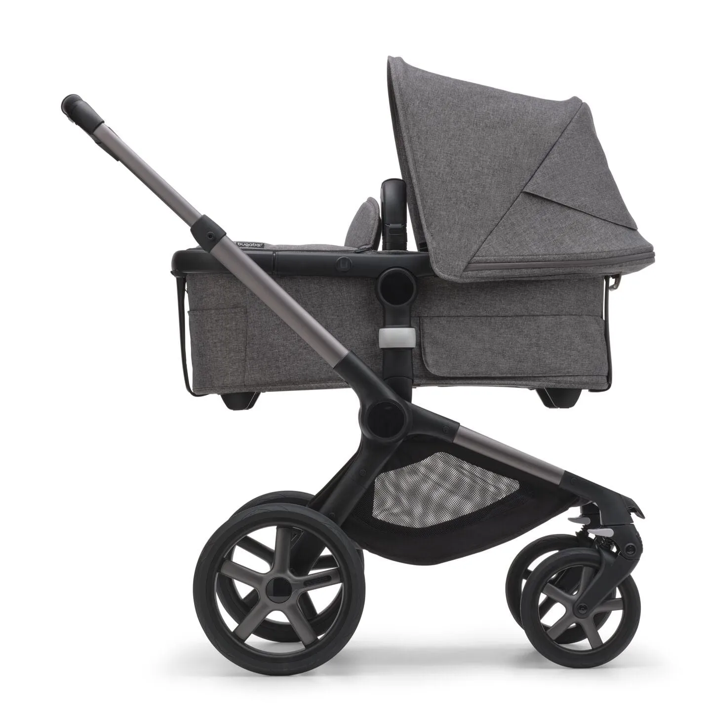 Bugaboo Fox 5, Pebble 360 and Base Travel System - Graphite/Grey Melange