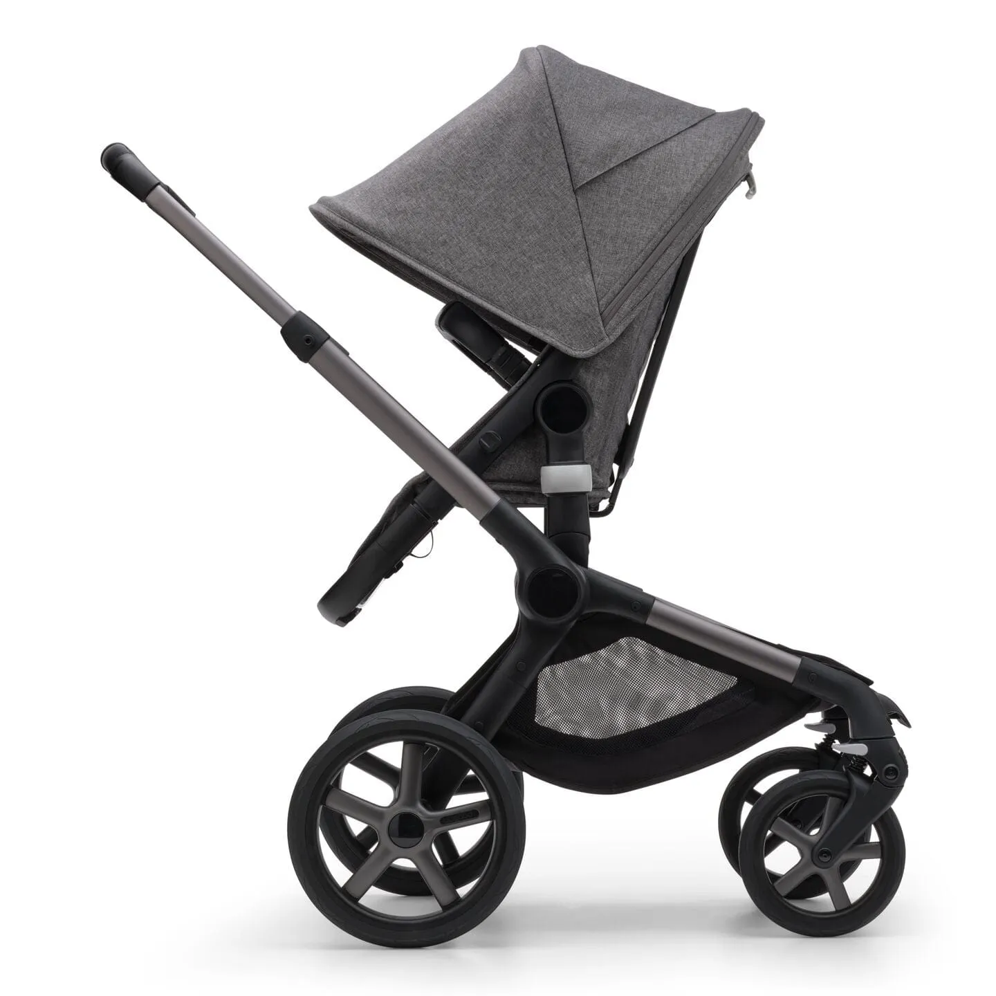 Bugaboo Fox 5, Pebble 360 and Base Travel System - Graphite/Grey Melange