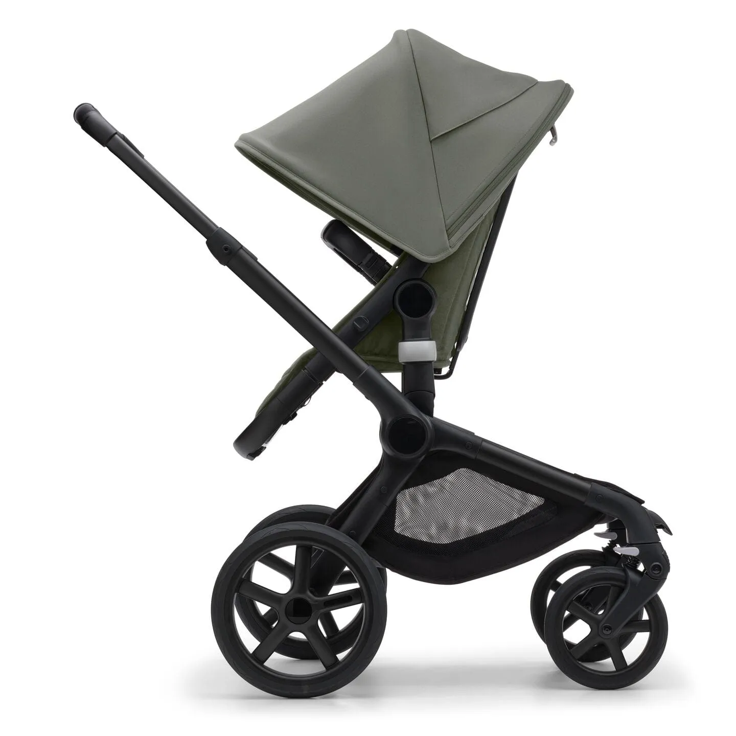 Bugaboo Fox 5, Pebble 360 PRO 2 and Base Travel System - Black/Forest Green