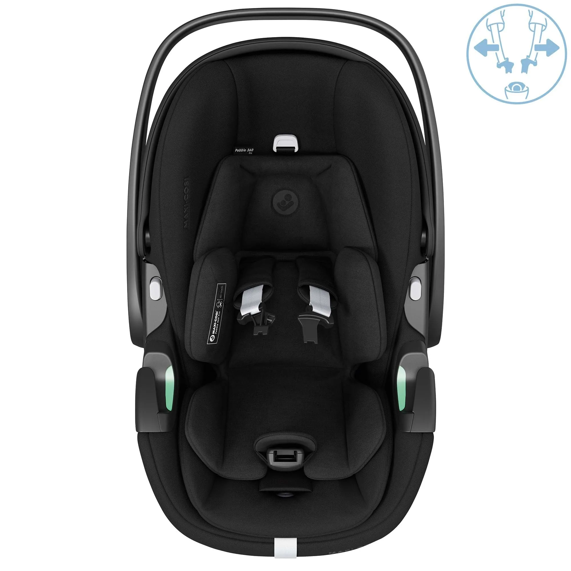 Bugaboo Fox 5, Pebble 360 PRO 2 Ultimate Travel System - Black/Forest Green