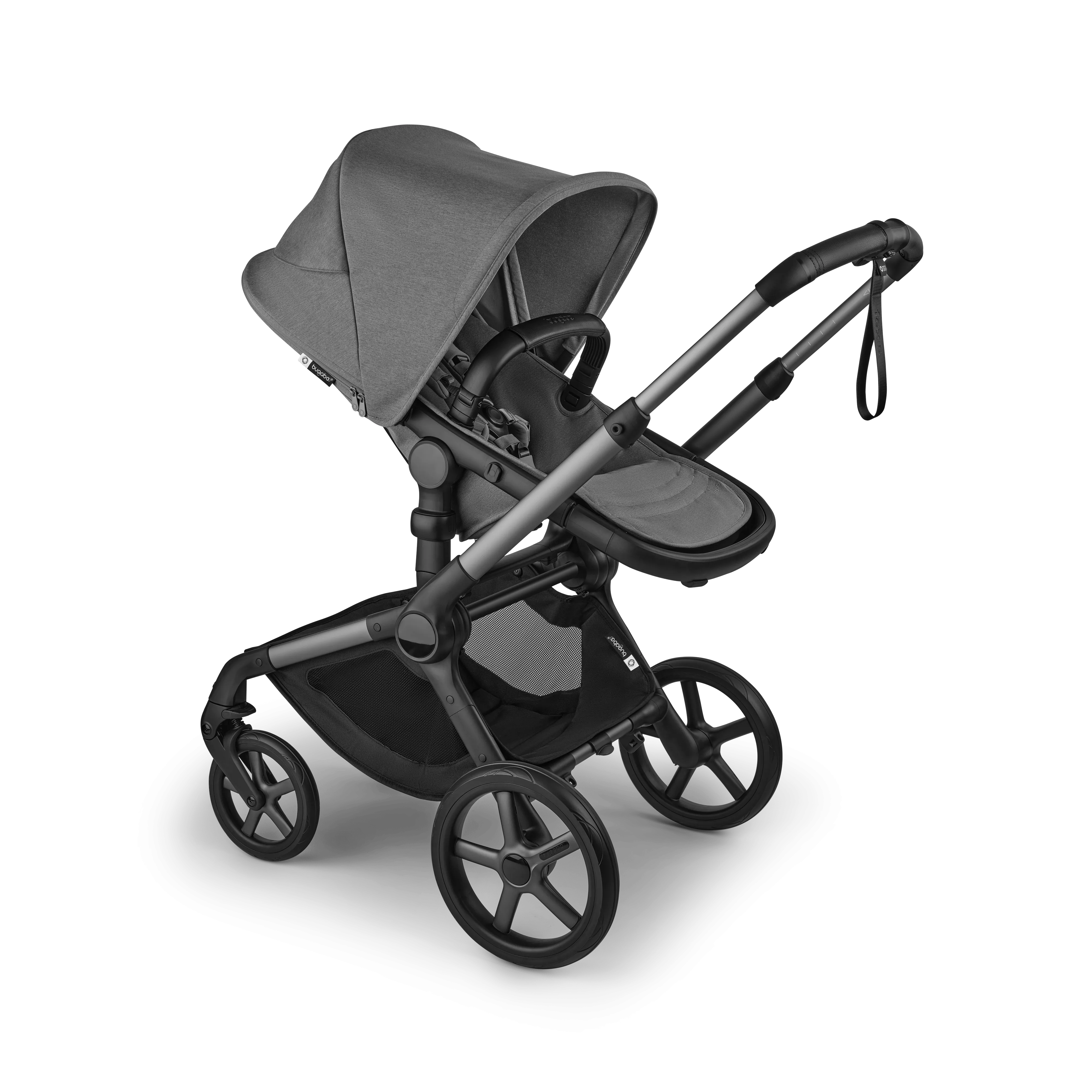 Bugaboo Fox 5 Renew Ultimate (Cloud T) Travel System - Graphite/Moon Grey/Moon Grey