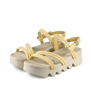 Capri Strappy Sandals (Butter)