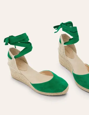 Cassie Espadrille Wedge-Highland Green