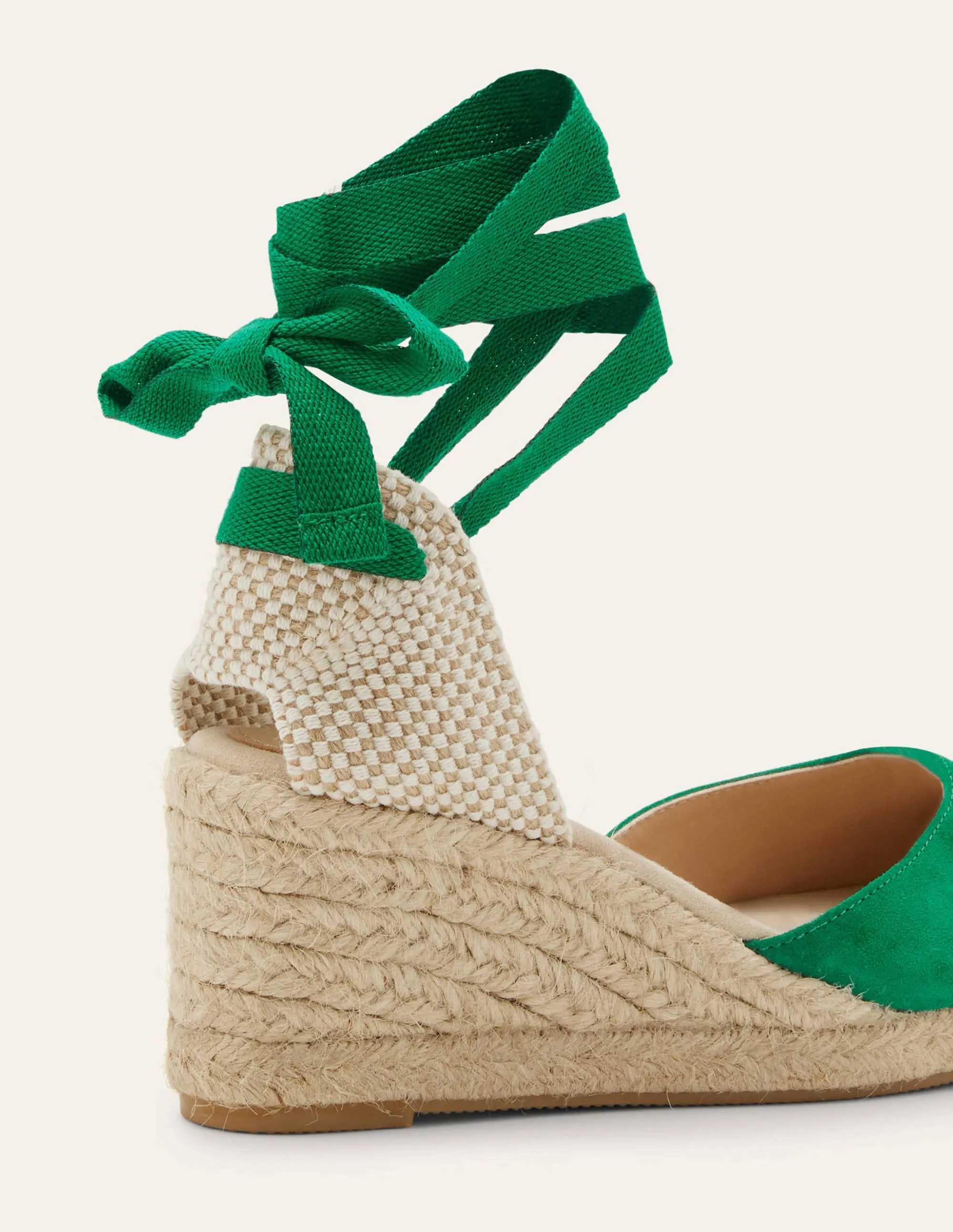 Cassie Espadrille Wedge-Highland Green