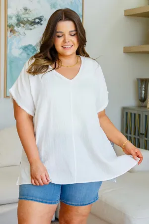Catch Me If You Can Top in Fresh White