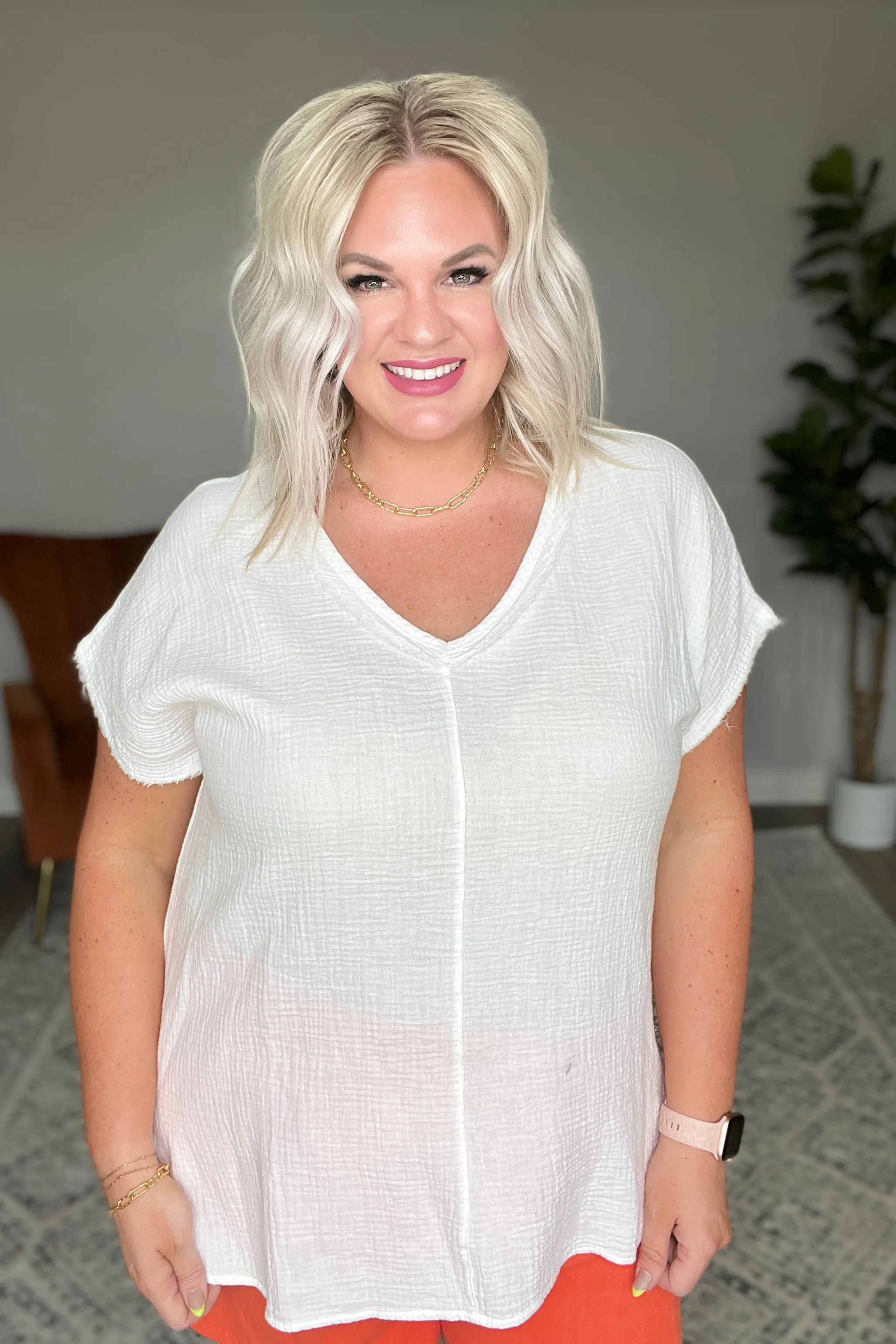 Catch Me If You Can Top in Fresh White