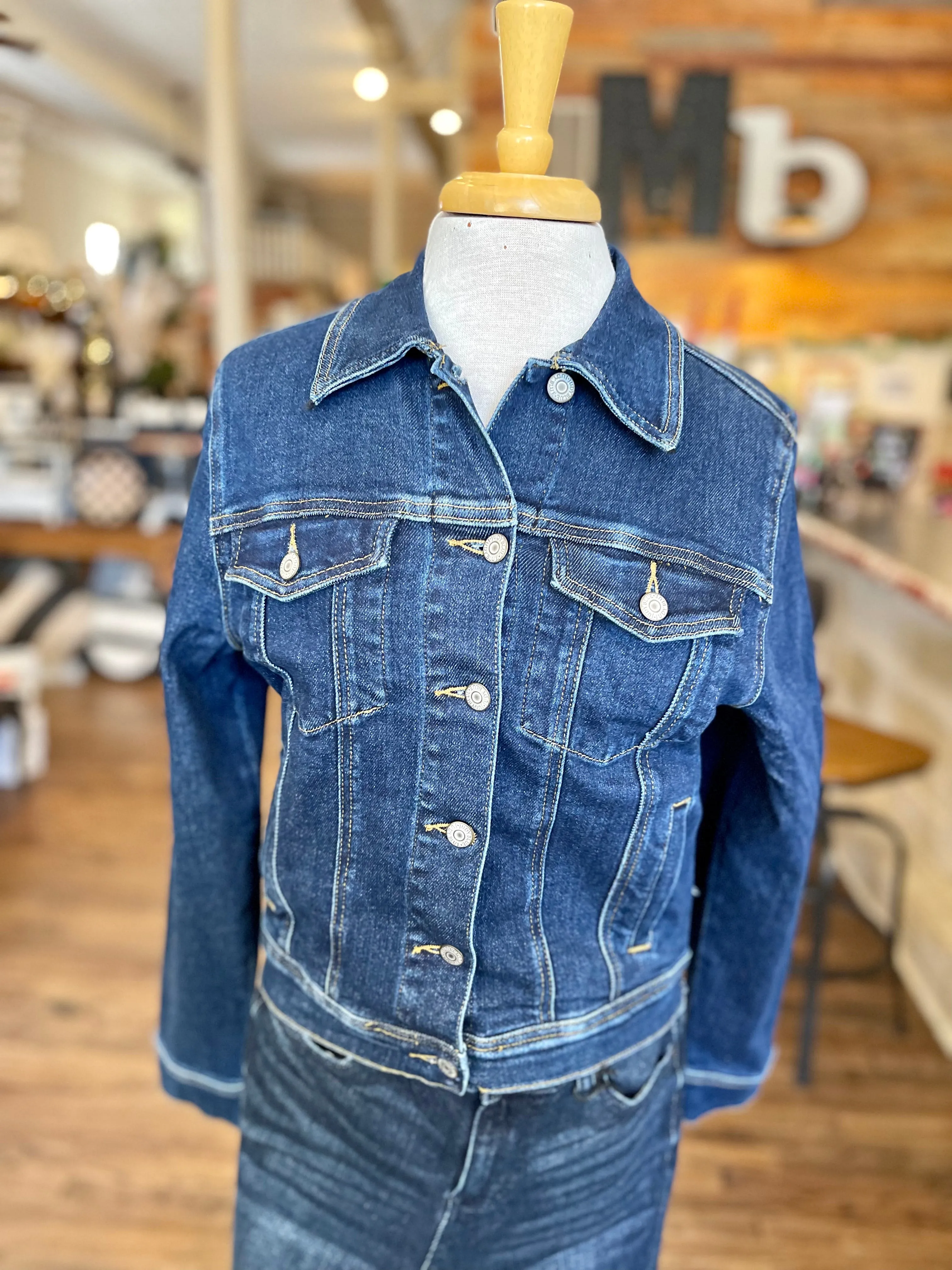 Cheyenne Dark Denim Jacket