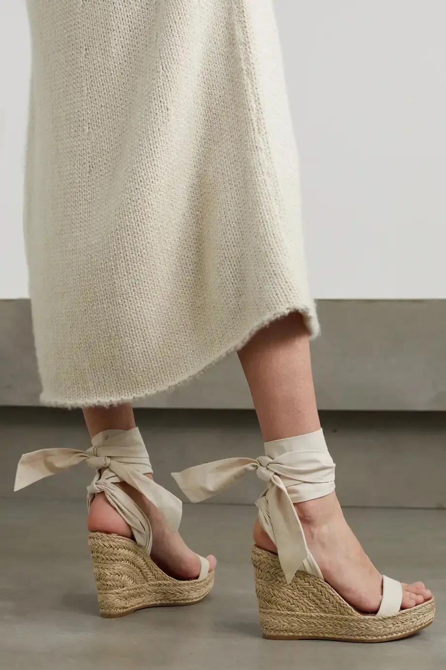CHRISTIAN LOUBOUTIN
Monica Du Désert espadrille wedge